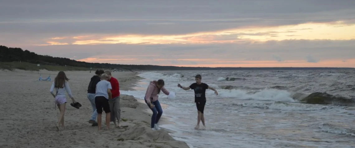 abends am Strand